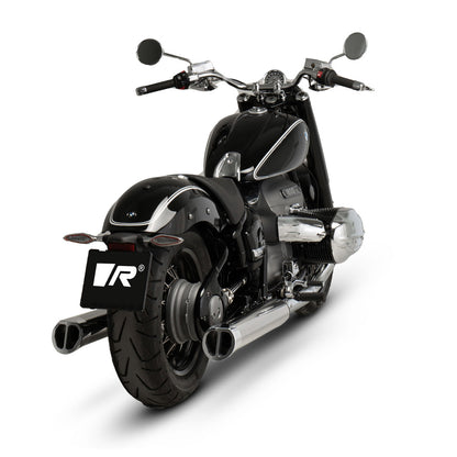 Remus Custom stainless steel chrome slip-ons set EC approved for BMW R18 2021-