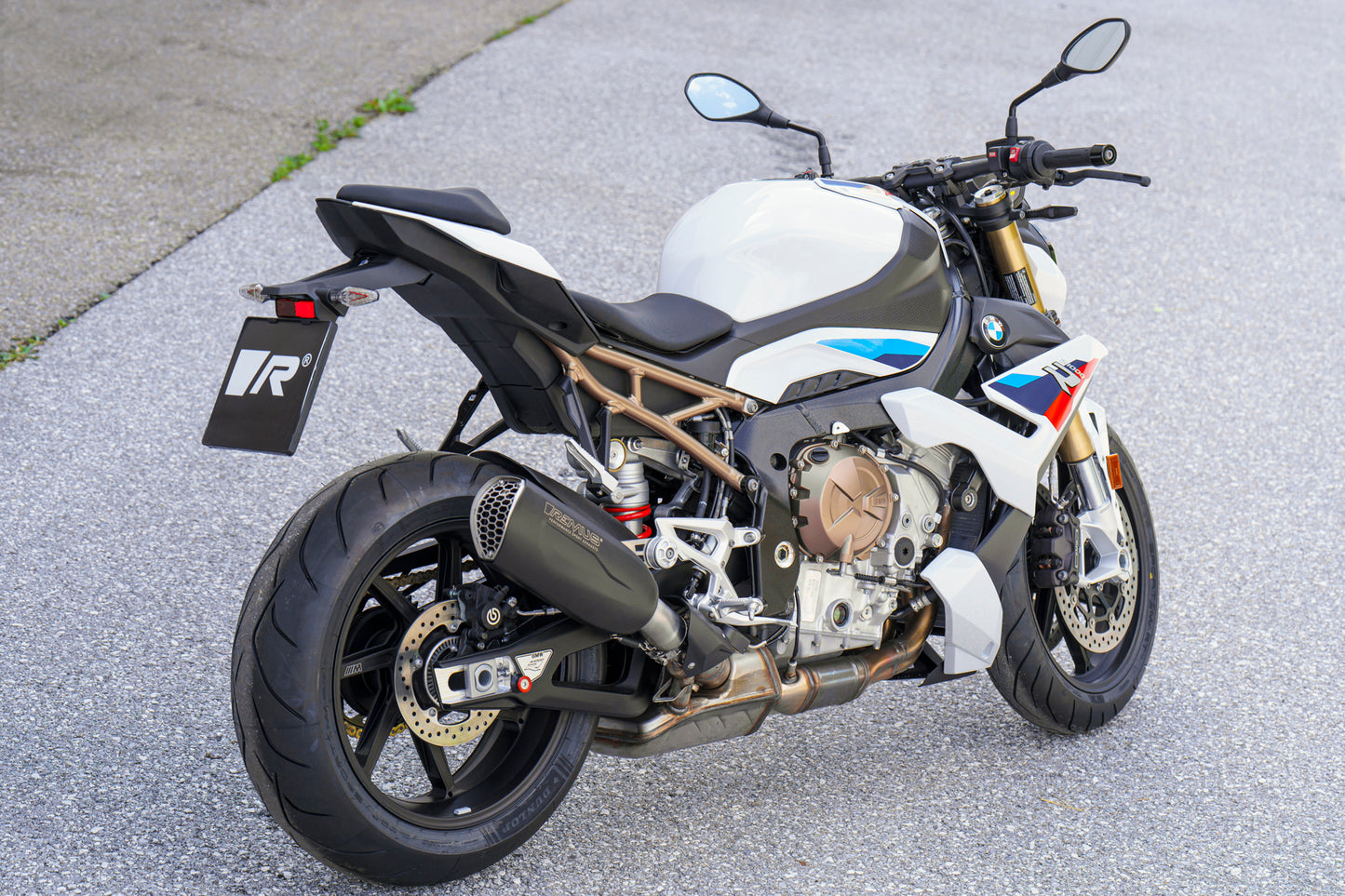 Remus Nxt stainless steel black racing slip-on for BMW S 1000 R 2021-2023