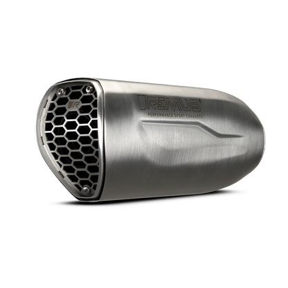 Remus Nxt stainless steel matt racing slip-on for BMW S 1000 R 2021-2023