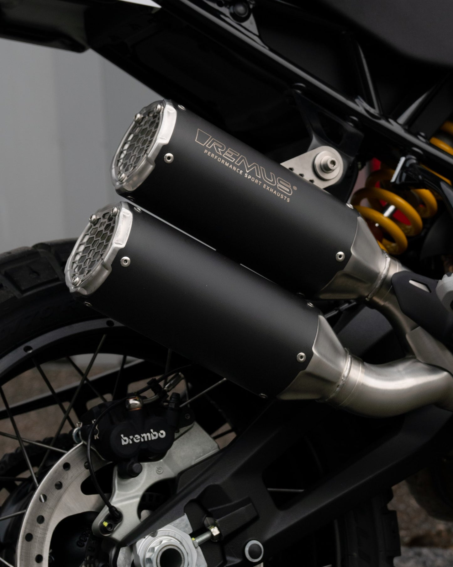 Remus BoostR racing slip-on for DUCATI DESERT X 2022-2025