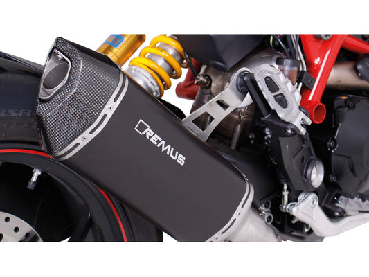 Remus Black Hawk black EEC approved slip-on for DUCATI HYPERMOTARD 939 /SP 2016-2018