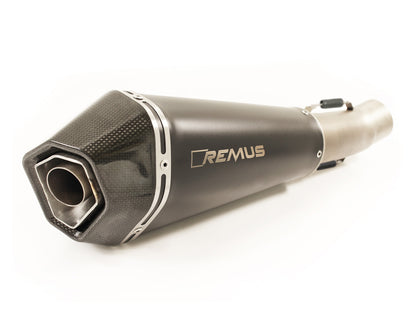 Remus Hypercone stainless steel black racing slip-on for DUCATI MONSTER 821 2014-2017