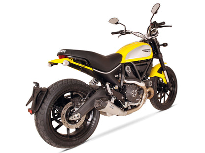 Remus Hypercone stainless steel black EC approved slip-on for DUCATI SCRAMBLER 800 2015-2018