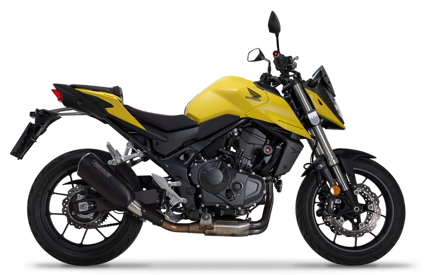 Remus Nxt stainless steel black EC- approved slip-on for HONDA CB 750 HORNET 2023