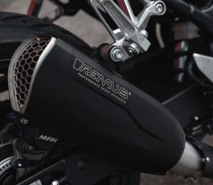 Remus Nxt stainless steel black EC- approved slip-on for HONDA CB 750 HORNET 2023