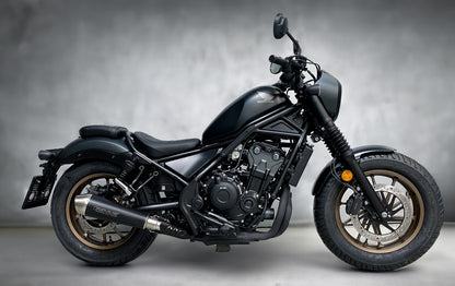 Remus Powercone stainless steel black EC- approved slip-on for HONDA CMX 500 REBEL 2024-2025
