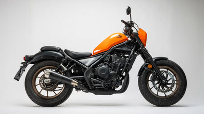 Remus Powercone stainless steel black EC- approved slip-on for HONDA CMX 500 REBEL 2024-2025