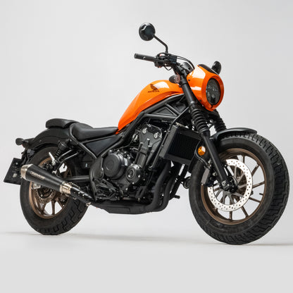 Remus Powercone stainless steel black EC- approved slip-on for HONDA CMX 500 REBEL 2024-2025