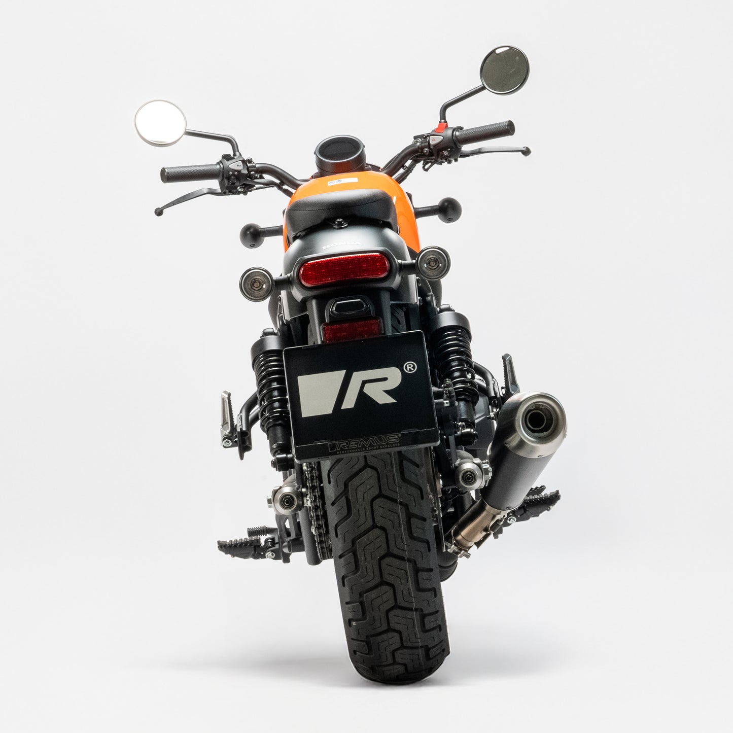 Remus Powercone stainless steel black EC- approved slip-on for HONDA CMX 500 REBEL 2024-2025