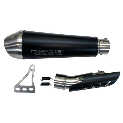 Remus Powercone stainless steel black EC- approved slip-on for HONDA CMX 500 REBEL 2024-2025