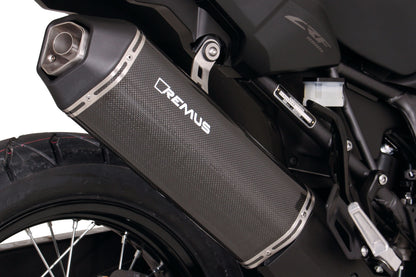 Remus Okami carbon fibre EC approved slip-on for HONDA CRF 1000 L AFRICA TWIN 2015-2016