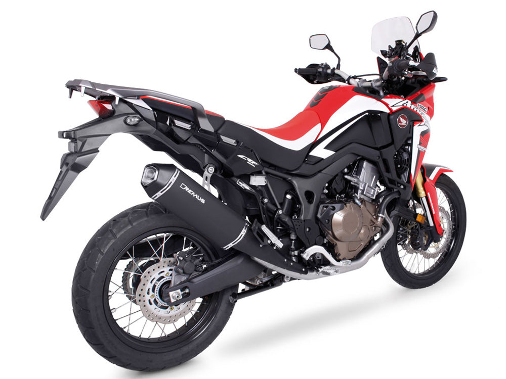 Remus Okami stainless steel black EC approved slip-on for HONDA CRF 1000 L AFRICA TWIN /ADVENTURE SPORT 2017-2019