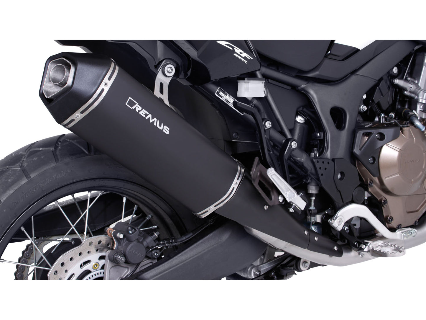 Remus Okami stainless steel black EC approved slip-on for HONDA CRF 1000 L AFRICA TWIN /ADVENTURE SPORT 2017-2019