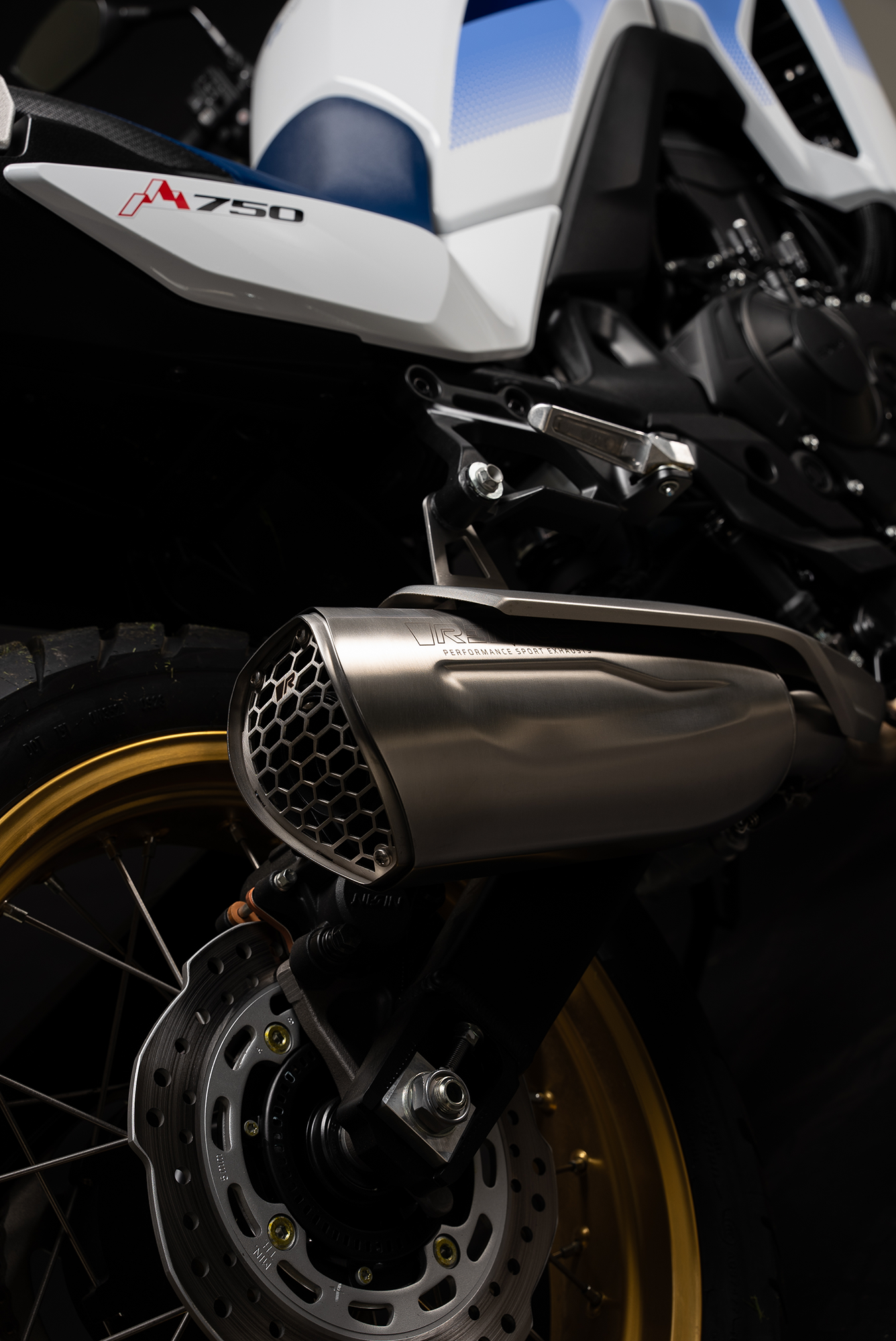 Remus Nxt stainless steel matt EC- approved slip-on for HONDA XL 750 TRANSALP 2023-2024