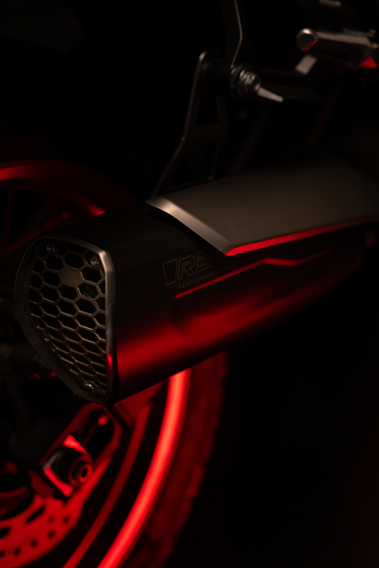 Remus Nxt stainless steel black racing slip-on for HONDA XL 750 TRANSALP 2023-2024