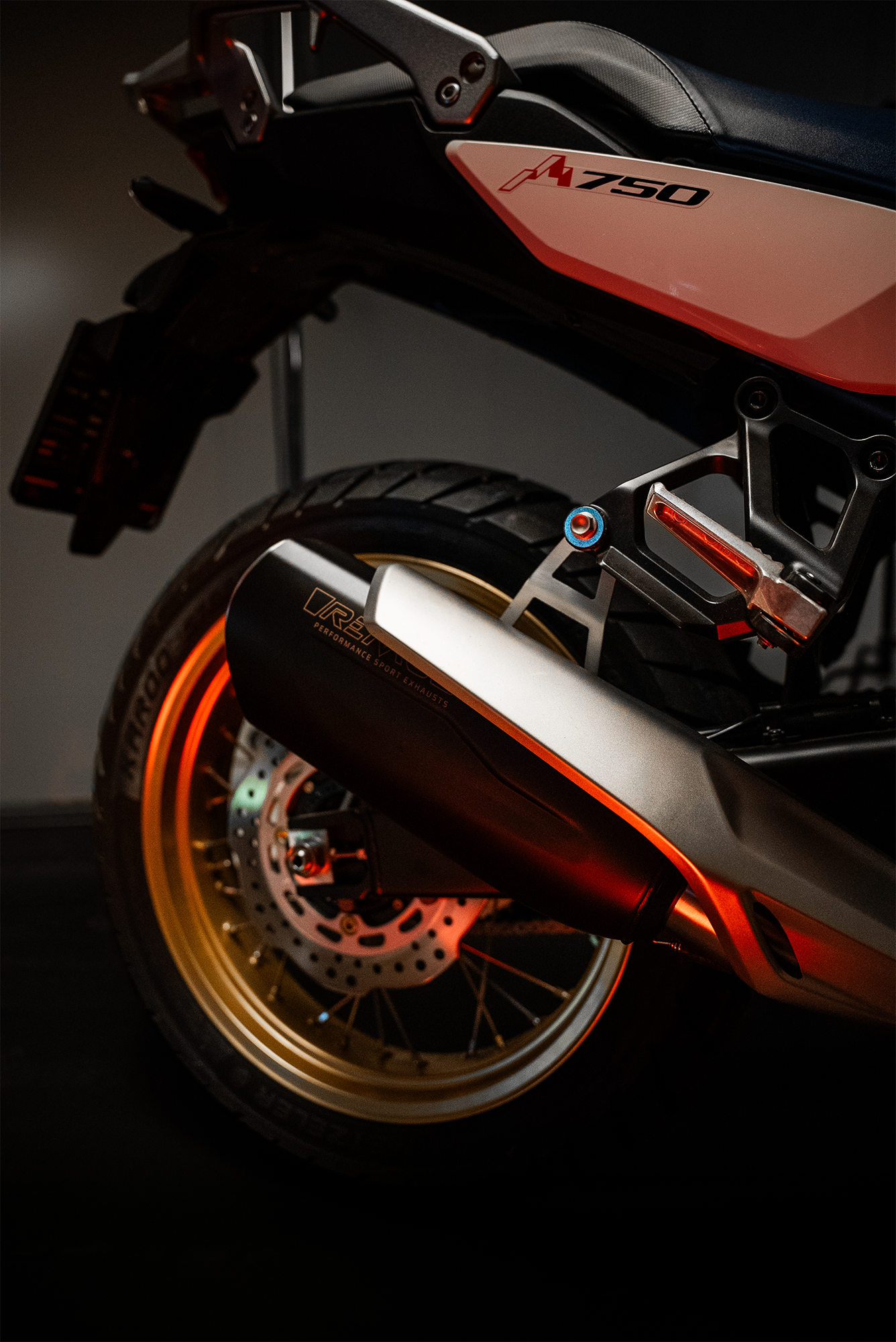 Remus Nxt stainless steel black EC- approved slip-on for HONDA XL 750 TRANSALP 2023-2024