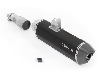 Remus Black Hawk black EEC approved slip-on for HUSQVARNA 701 ENDURO/SUPERMOTO 2017-2020