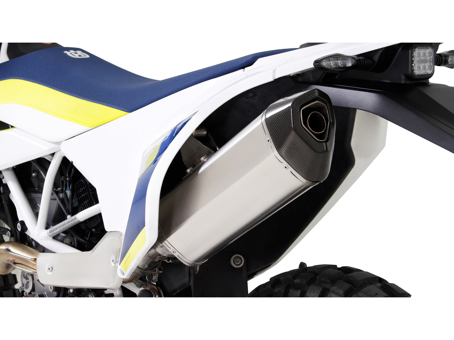 Remus Black Hawk steel matt EEC approved slip-on for HUSQVARNA 701 ENDURO/SUPERMOTO 2017-2020