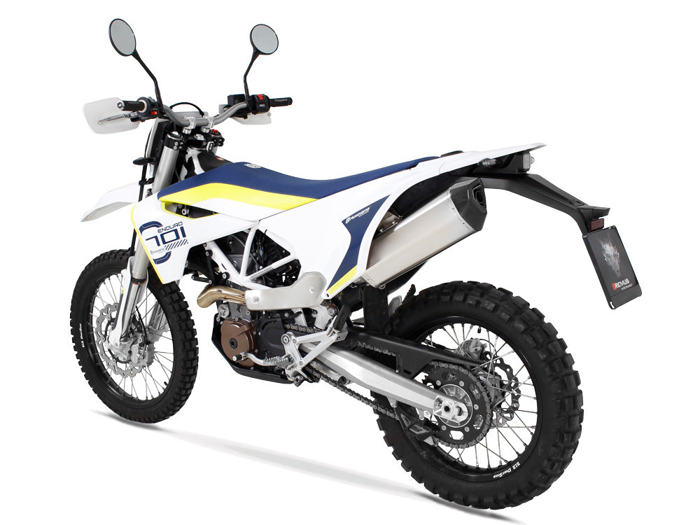 Remus Black Hawk steel matt EEC approved slip-on for HUSQVARNA 701 ENDURO/SUPERMOTO 2017-2020
