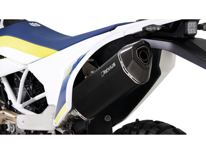 Remus Black Hawk black EEC approved slip-on for HUSQVARNA 701 ENDURO/SUPERMOTO 2017-2020
