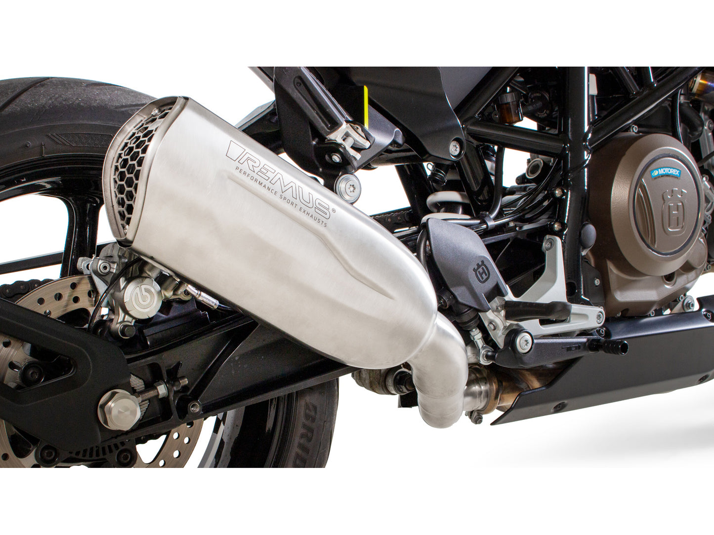 Remus Nxt stainless steel matt EC- approved slip-on for HUSQVARNA VITPILEN 701 2017-2020