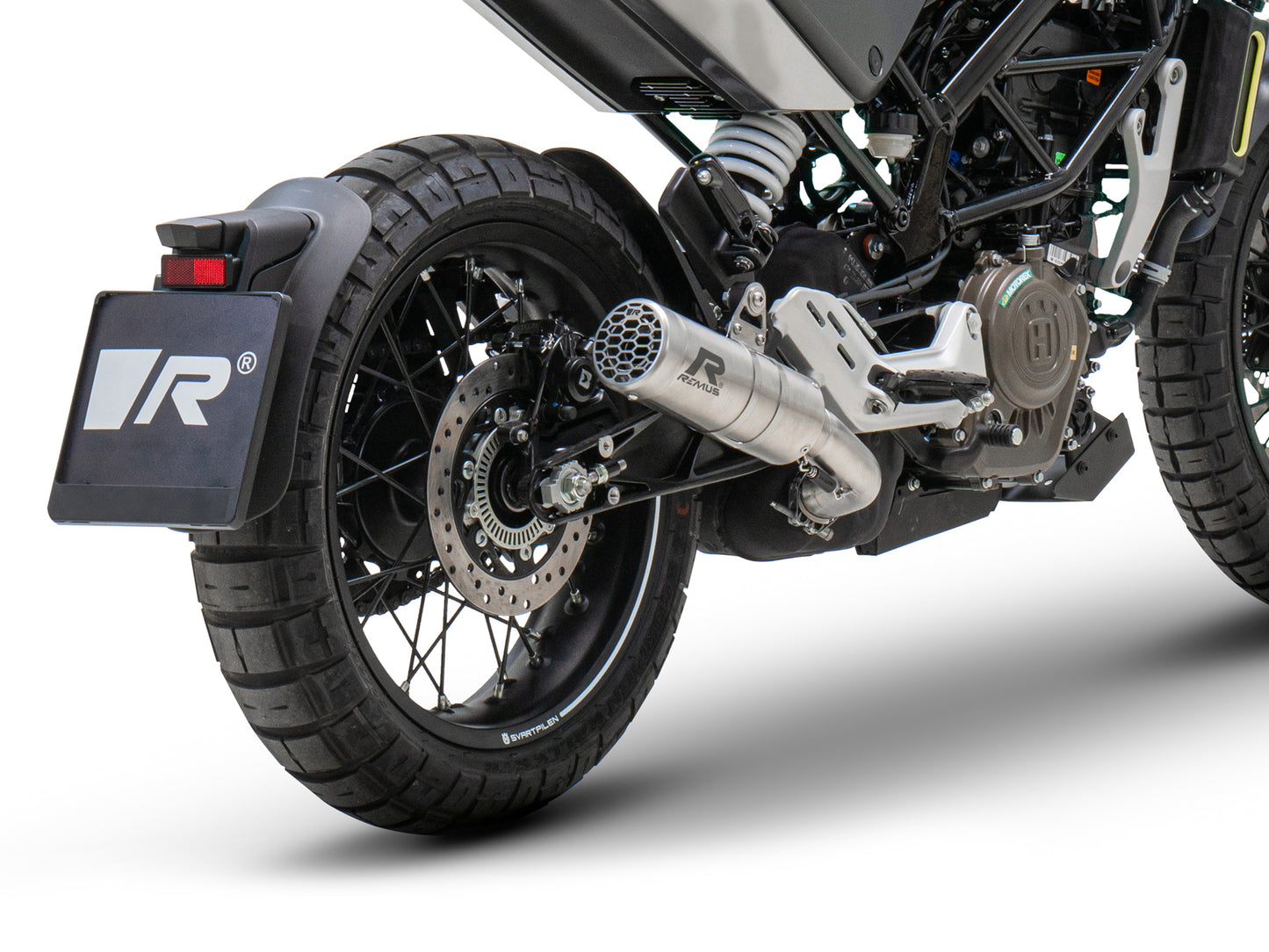 Remus Mesh stainless steel brushed homologated slip-on for HUSQVARNA VITPILEN 125 2021-2022