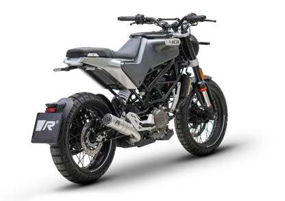 Remus Mesh stainless steel brushed racing slip-on for HUSQVARNA VITPILEN 401 2023