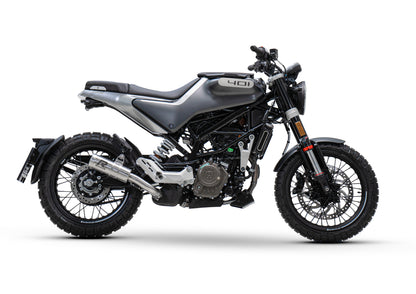 Remus Mesh stainless steel brushed homologated slip-on for HUSQVARNA VITPILEN 401 2023