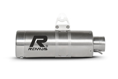 Remus Mesh stainless steel brushed homologated slip-on for HUSQVARNA SVARTPILEN 401 2023