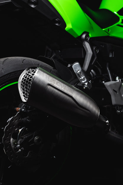Remus Nxt stainless steel matt racing exhaust system for KAWASAKI Z 650 2023-2024