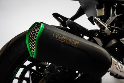 Remus Nxt stainless steel black EC- approved slip-on for KAWASAKI NINJA 500 2024