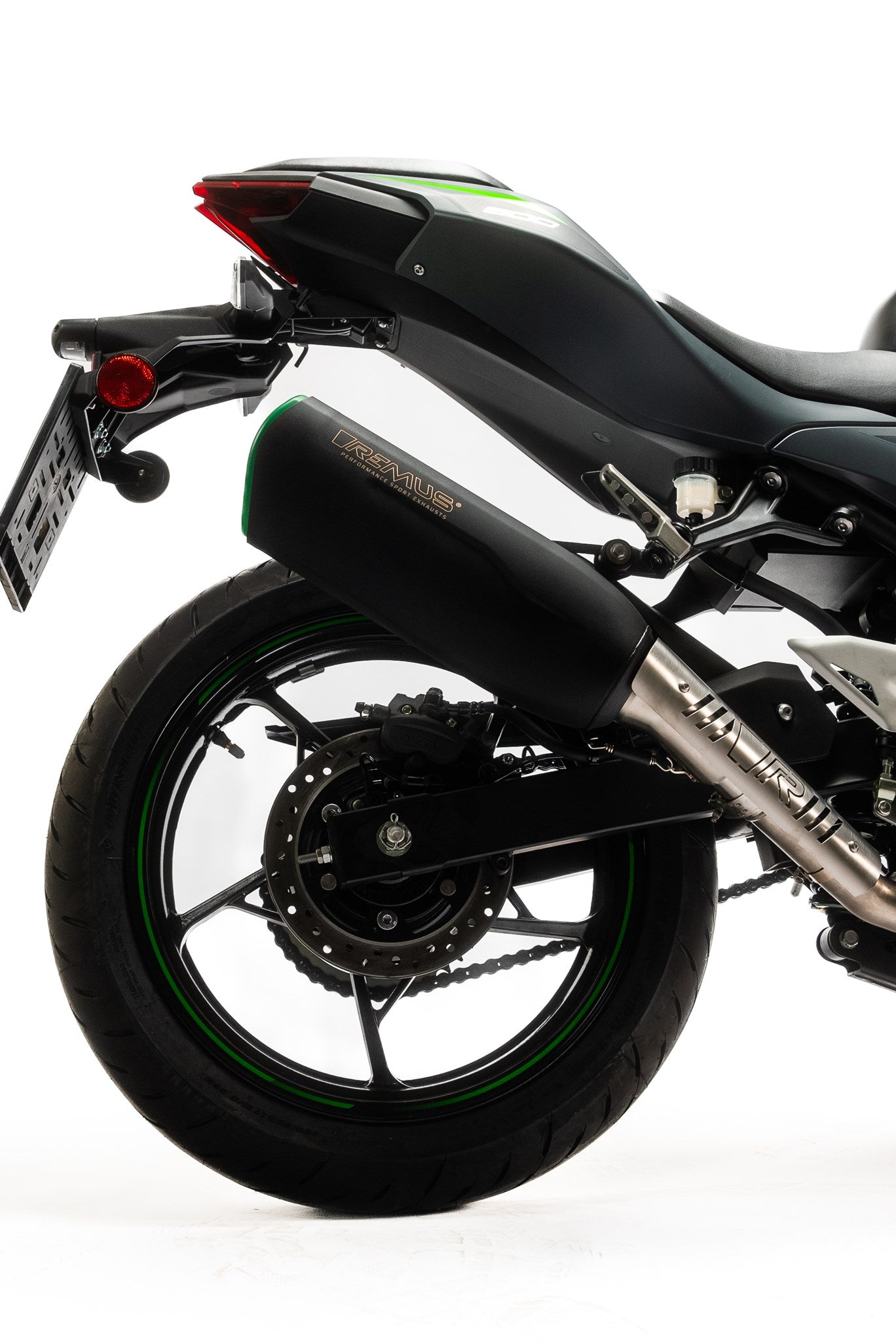 Remus Nxt stainless steel black racing slip-on for KAWASAKI NINJA 500 2024