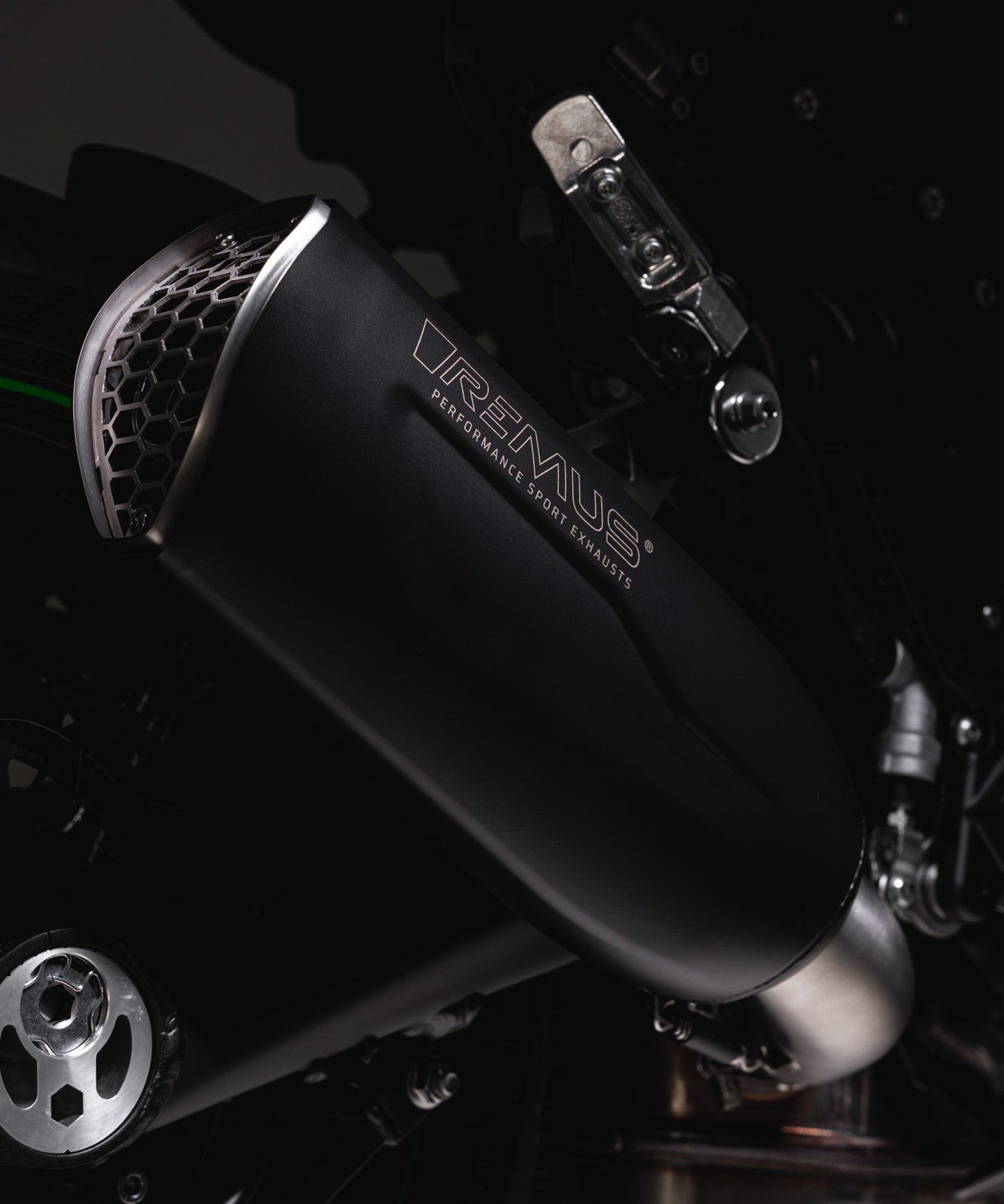 Remus Nxt stainless steel black racing slip-on for KAWASAKI NINJA 1000 SX 2020-2024