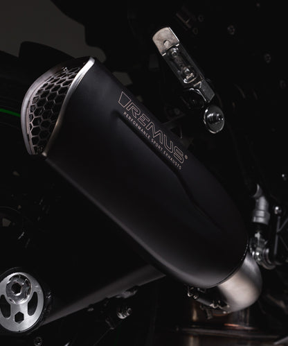 Remus Nxt stainless steel black racing slip-on for KAWASAKI NINJA 1000 SX 2020-2024