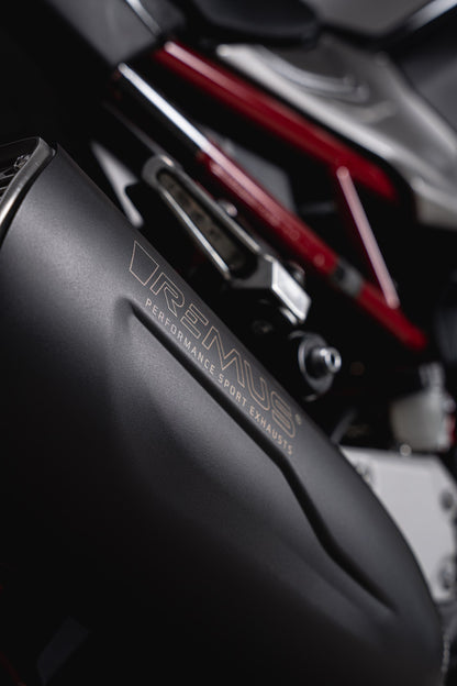 Remus Nxt stainless steel black EC- approved slip-on for KAWASAKI Z 900 2020-2024