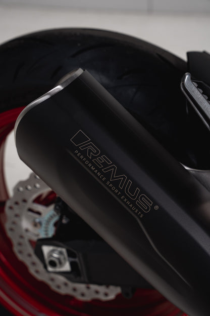 Remus Nxt stainless steel black EC- approved slip-on for KAWASAKI Z 900 2020-2024