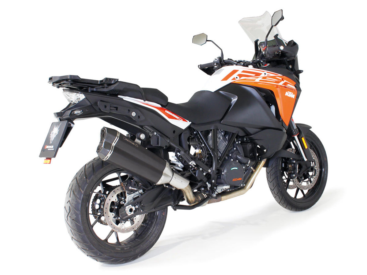 Remus 8 black homologated slip-on for KTM 1290 SUPERADVENTURE R/S/T 2017-2020