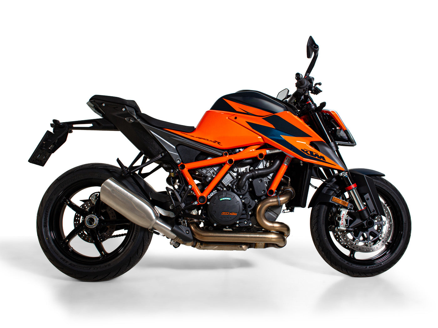 Remus Nxt stainless steel matt racing slip-on for KTM 1290 SUPERDUKE R 2020-2022