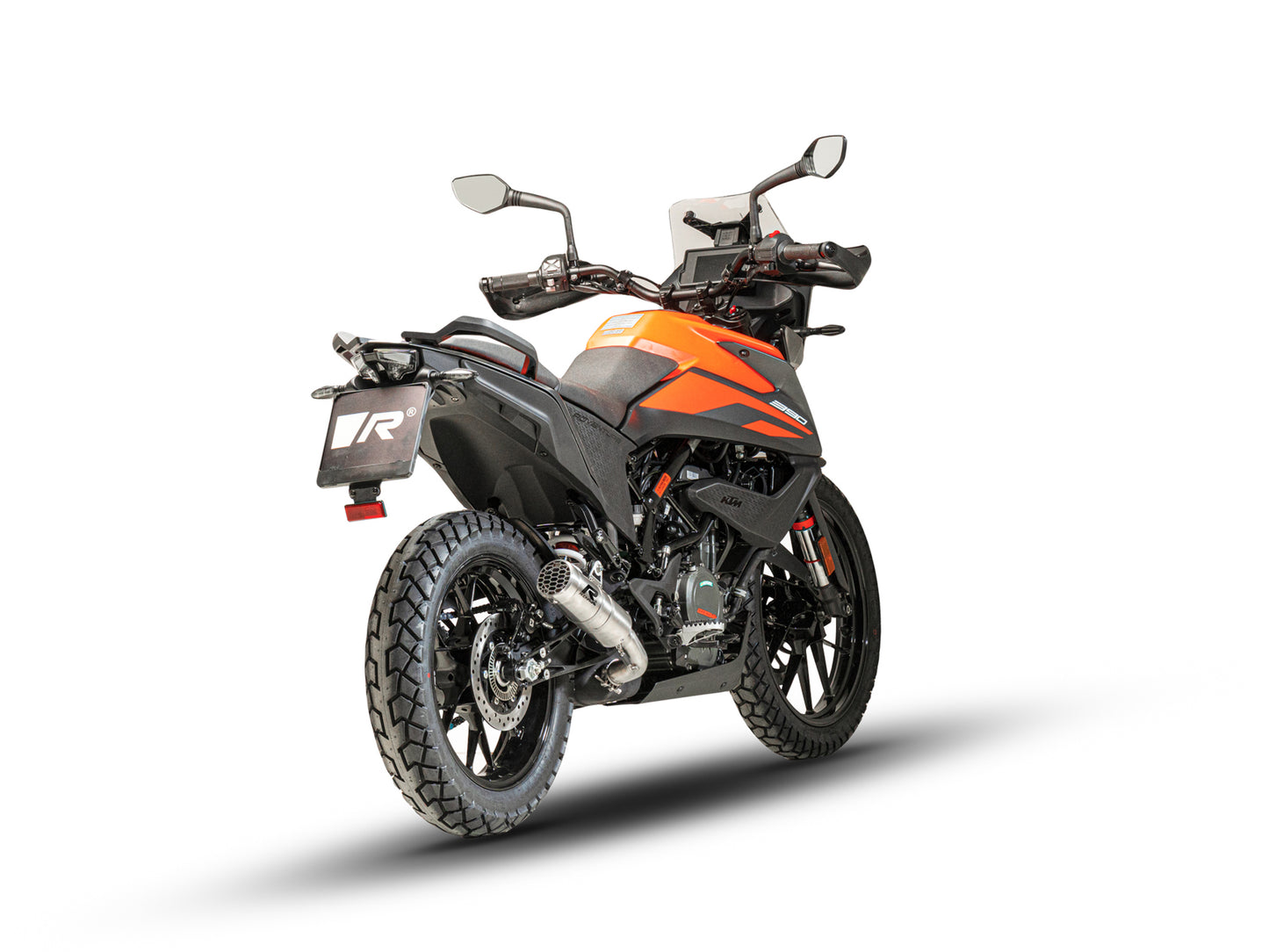 Remus Mesh stainless steel brushedracing  slip-on for KTM 390 ADVENTURE 2021-2023