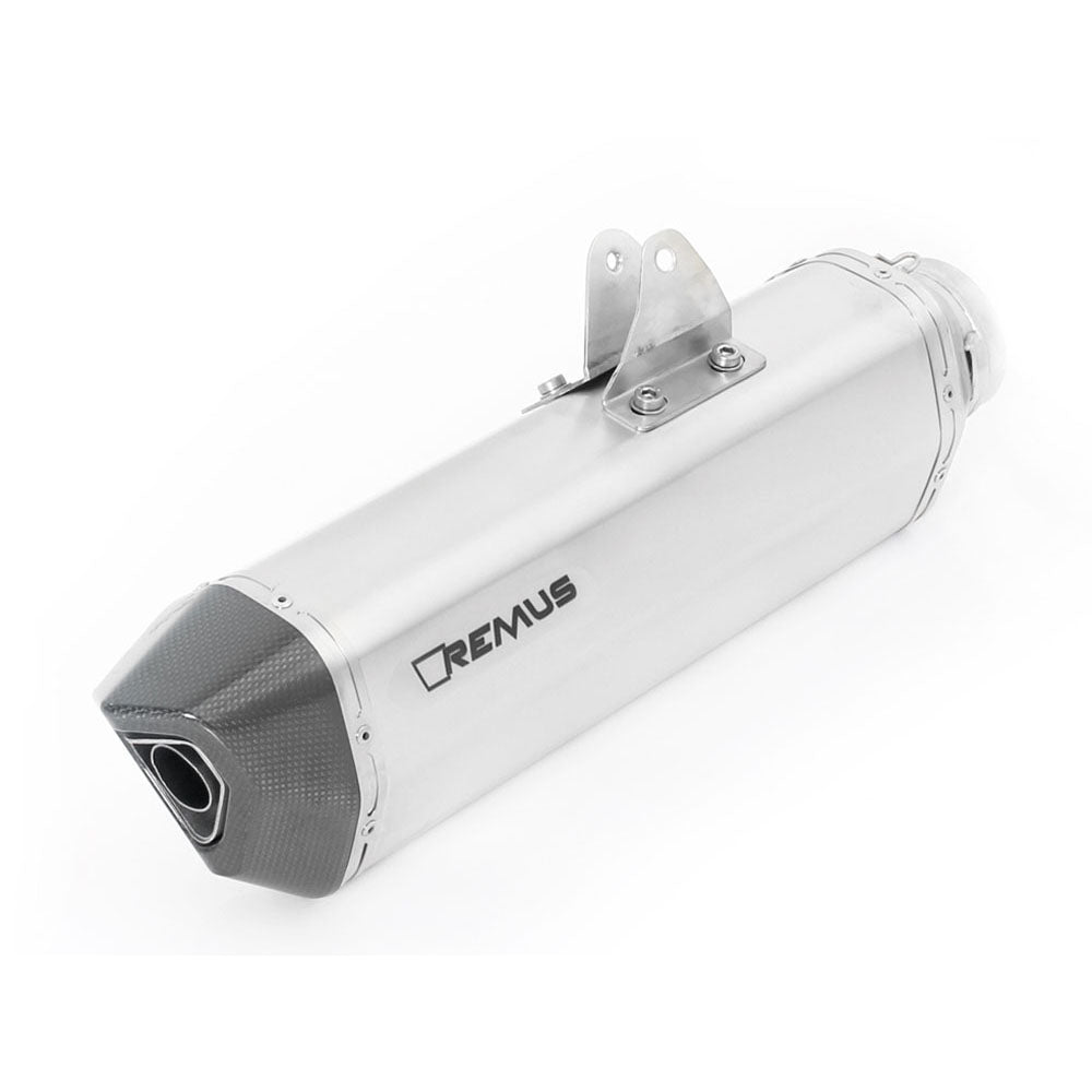 Remus Black Hawk steel matt EEC approved slip-on for KTM 690 SMC R 2019-2020