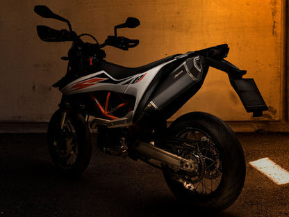Remus Black Hawk black EEC approved slip-on for KTM 690 SMC R 2019-2020