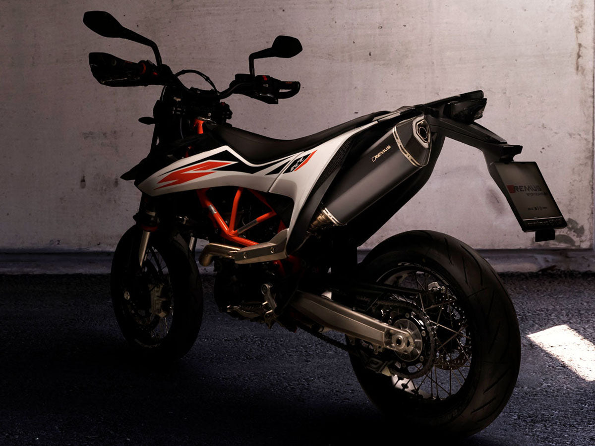 Remus Black Hawk black racing slip-on for KTM 690 ENDURO R 2019-2020
