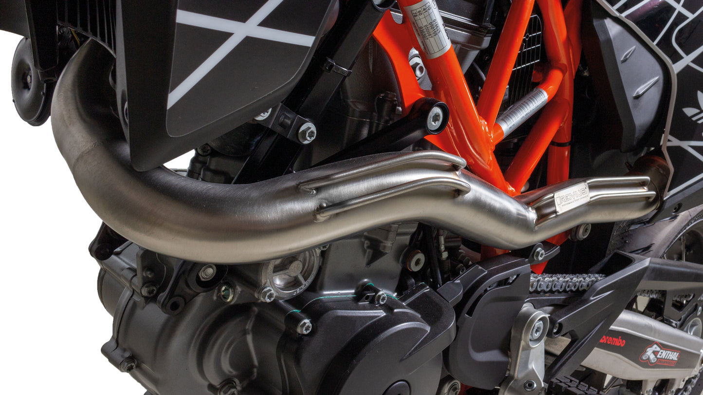 Remus full system with Black Hawk steel black racing slip-on for KTM 690 SMC R 2019-2020