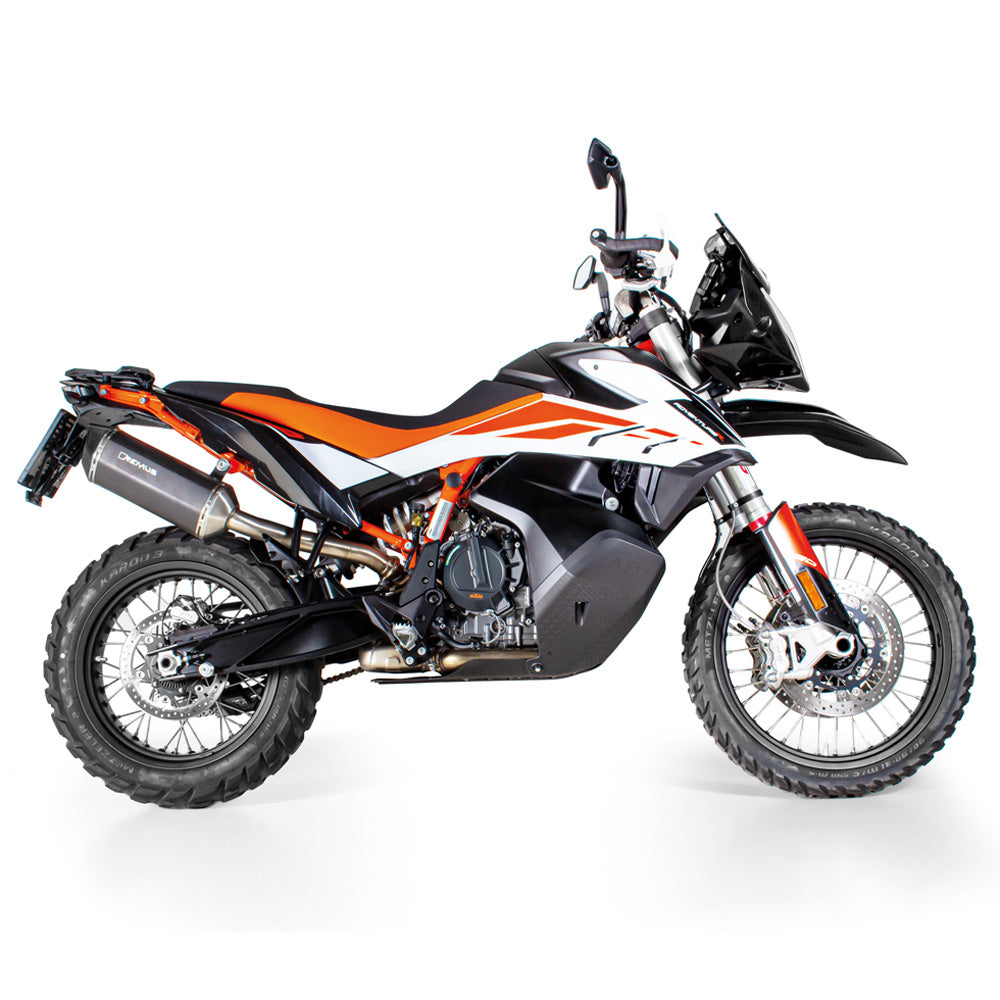Remus Black Hawk steel matt EEC approved slip-on for KTM 790 ADVENTURE /R 2019-2021