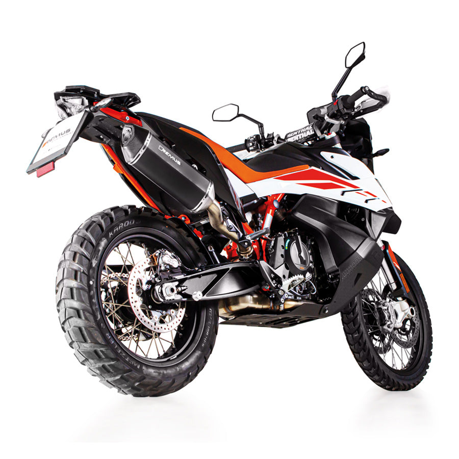 Remus Black Hawk steel matt EEC approved slip-on for KTM 790 ADVENTURE /R 2019-2021