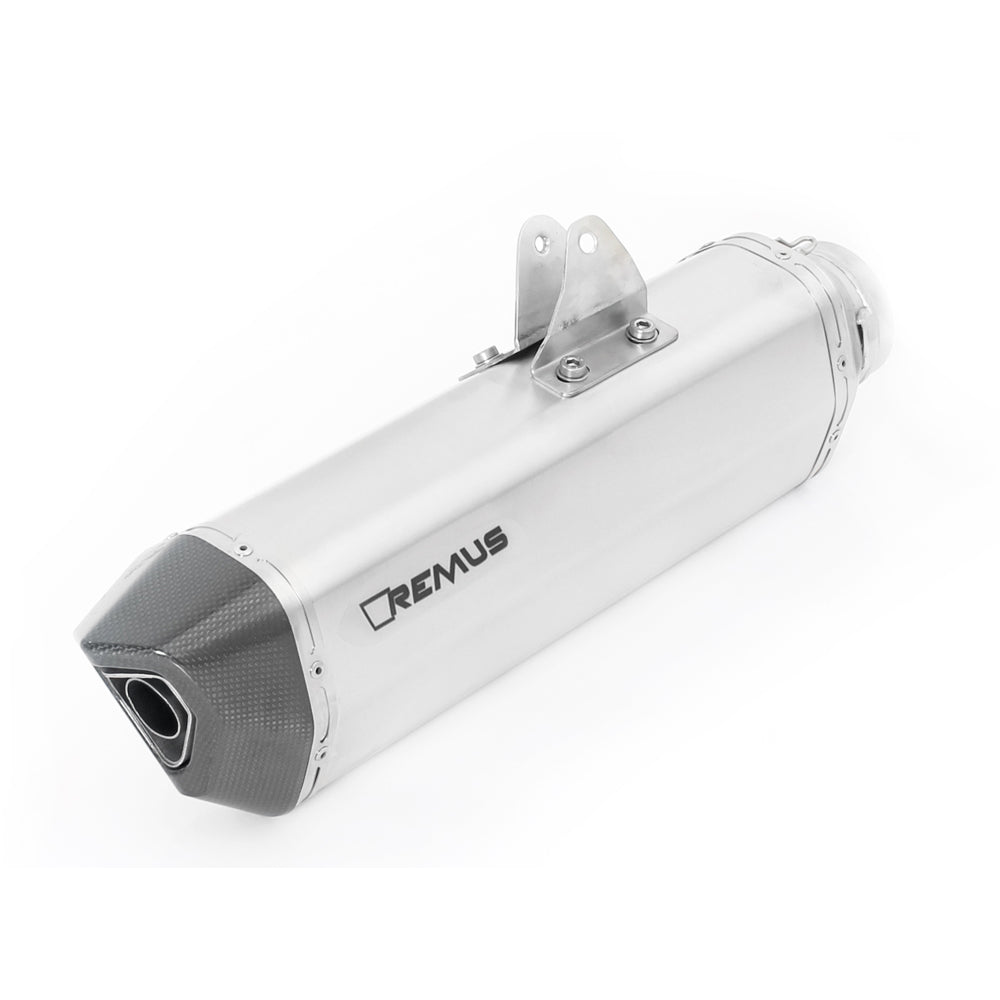 Remus Black Hawk steel matt EEC approved slip-on for KTM 790 ADVENTURE /R 2019-2021