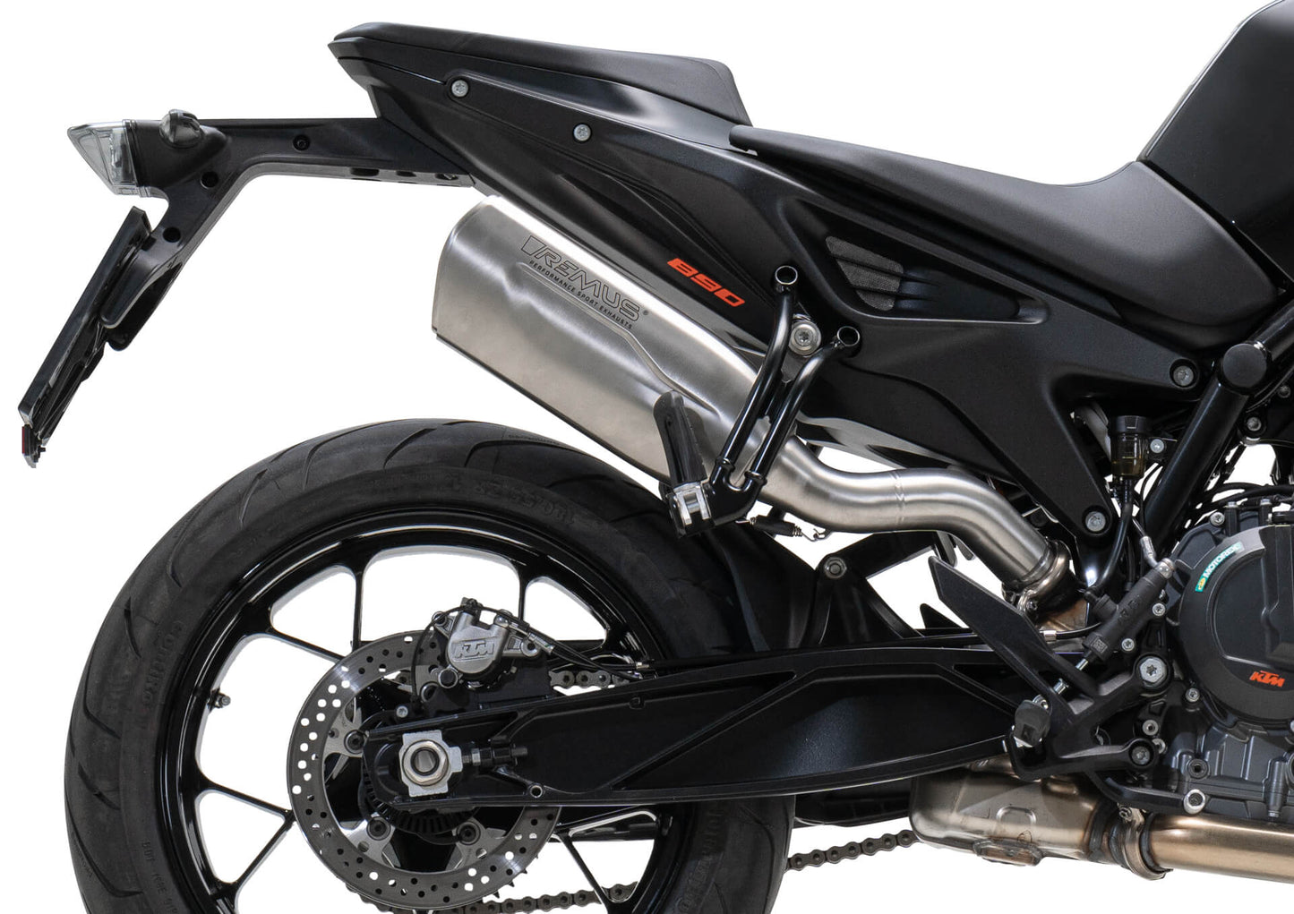 Remus Nxt stainless steel matt EC- approved slip-on for KTM 890 DUKE /R 2020-2023