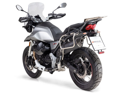 Remus Black Hawk steel black EEC approved slip-on for MOTO GUZZI V85 TT 2019-2023