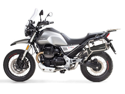 Remus Black Hawk steel black racing slip-on for MOTO GUZZI V85 TT 2019-2023