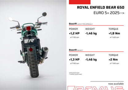Remus BoostR EC approved slip-on for ROYAL ENFIELD BEAR 650 2025